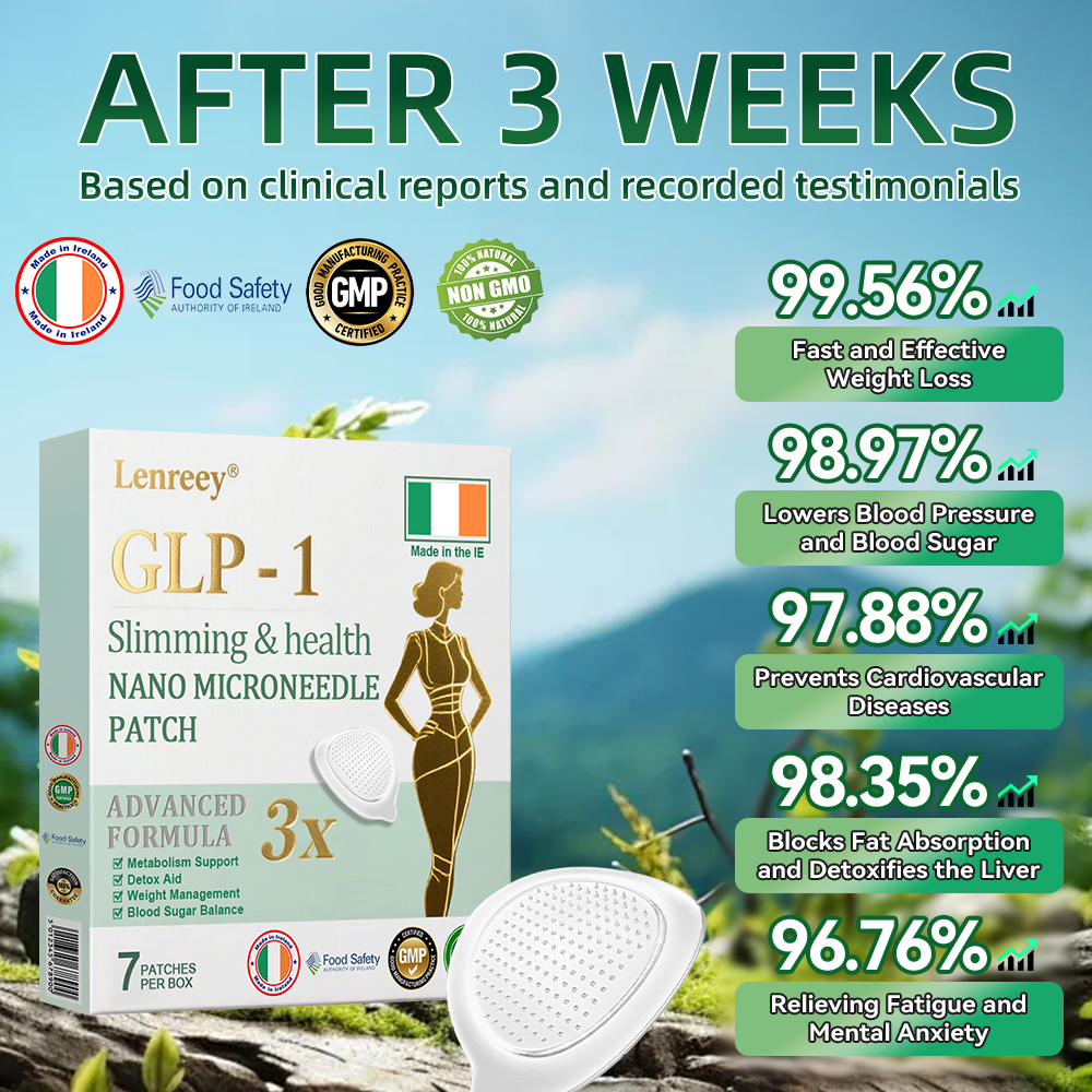 Clinically Proven|Official Store |Lenreey® NIDDK-Tirzepatide Slimming & health NANO MICRONEEDLE PATCH with Collagen & Matrixyl 3000丨Targets Obesity, Loose Skin, High Blood Pressure, Diabetes, Fatty Liver, Joint Pain, and More🌞
