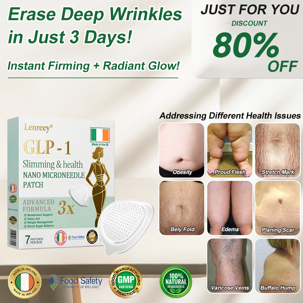 Clinically Proven|Official Store |Lenreey® NIDDK-Tirzepatide Slimming & health NANO MICRONEEDLE PATCH with Collagen & Matrixyl 3000丨Targets Obesity, Loose Skin, High Blood Pressure, Diabetes, Fatty Liver, Joint Pain, and More🌞